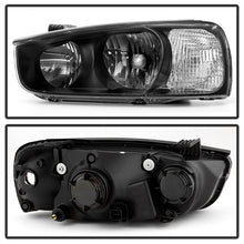 Load image into Gallery viewer, Xtune Headlights Hyundai Elantra (01-03) [OEM Style] Black w/ Amber Turn Signal Lights Alternate Image