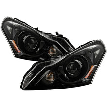 Load image into Gallery viewer, Xtune Projector Headlights Infiniti G25/G37 (10-15) [HID/Xenon Models] Chrome or Black w/ Amber Turn Signal Lights Alternate Image