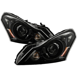 Xtune Projector Headlights Infiniti G25/G37 (10-15) [HID/Xenon Models] Chrome or Black w/ Amber Turn Signal Lights