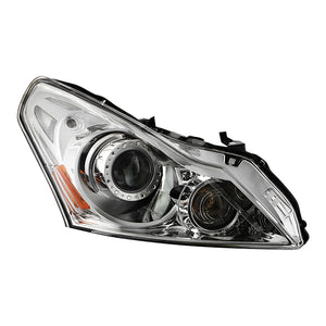 Xtune Projector Headlights Infiniti G25/G37 (10-15) [HID/Xenon Models] Chrome or Black w/ Amber Turn Signal Lights