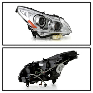 Xtune Projector Headlights Infiniti G25/G37 (10-15) [HID/Xenon Models] Chrome or Black w/ Amber Turn Signal Lights