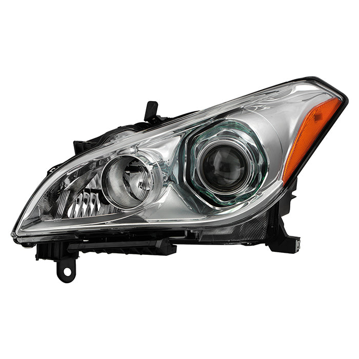 Xtune Projector Headlights Infiniti M37 (11-14) [AFS w/o Technology Pkg & Xenon/HID Models] Chrome w/ Amber Turn Signal Lights