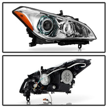 Load image into Gallery viewer, Xtune Projector Headlights Infiniti M37 (11-14) [Non-AFS w/ Xenon/HID Models] Chrome w/ Amber Turn Signal Lights Alternate Image