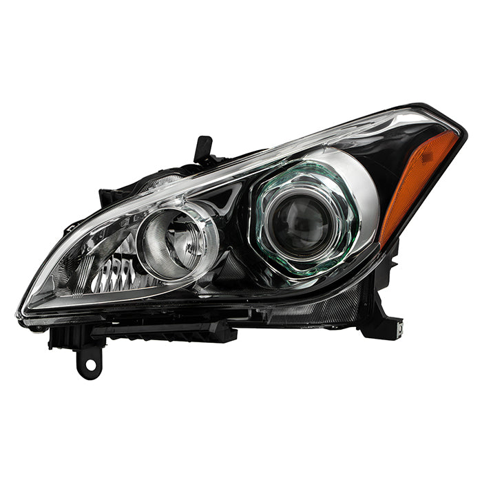 Xtune Projector Headlights Infiniti M37 (11-14) [AFS w/ Technology Pkg & Xenon/HID Models] Black w/ Amber Turn Signal Lights