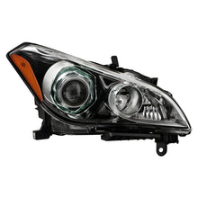 Load image into Gallery viewer, Xtune Projector Headlights Infiniti M37 (11-14) [AFS w/ Technology Pkg &amp; Xenon/HID Models] Black w/ Amber Turn Signal Lights Alternate Image