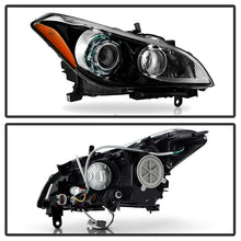 Load image into Gallery viewer, Xtune Projector Headlights Infiniti M37 (11-14) [AFS w/ Technology Pkg &amp; Xenon/HID Models] Black w/ Amber Turn Signal Lights Alternate Image