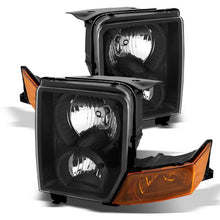 Load image into Gallery viewer, Xtune Crystal Headlights Jeep Commander (06-10) Black w/ Amber Corner Lights - Default Title Alternate Image