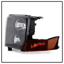 Load image into Gallery viewer, Xtune Crystal Headlights Jeep Commander (06-10) Black w/ Amber Corner Lights - Default Title Alternate Image
