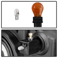 Load image into Gallery viewer, Xtune Headlights Jeep Grand Cherokee (08-10) [Halogen Model - OEM Style] Black or Chrome w/ Amber Corner Lights - Black Alternate Image