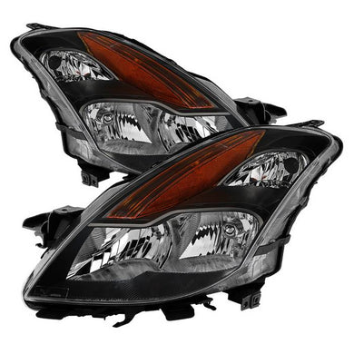 Xtune Headlights Nissan Altima Coupe (08-09) [OEM Styles] Chrome or Black w/ Amber Turn Signal Lights
