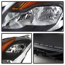 Load image into Gallery viewer, Xtune Headlights Nissan Altima Coupe (08-09) [OEM Styles] Chrome or Black w/ Amber Turn Signal Lights - Black Alternate Image