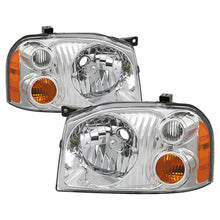 Load image into Gallery viewer, Xtune Headlights Nissan Frontier (01-04) [OEM Styles] Chrome or Black w/ Amber Turn Signal Lights - Chrome Alternate Image
