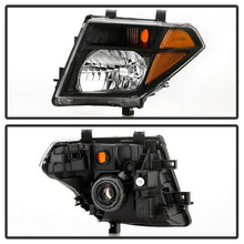 Load image into Gallery viewer, Xtune Headlights Nissan Frontier (05-08) [OE Style] Black w/ Amber Turn Signal Lights - Default Title Alternate Image