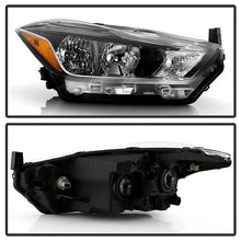 Load image into Gallery viewer, Xtune Headlights Nissan Kicks S / SV (18-20) [OE Style - Halogen Only] Black w/ Amber Turn Signal Light Alternate Image