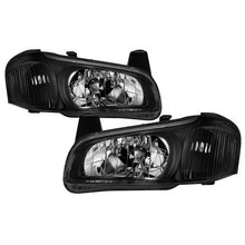 Load image into Gallery viewer, Xtune Headlights Nissan Maxima (00-01) [OEM Style] Chrome or Black w/ Amber Turn Signal Lights - Black Alternate Image