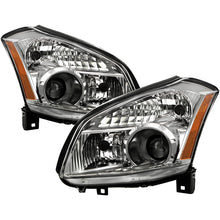 Load image into Gallery viewer, Xtune Crystal Headlights Nissan Maxima (07-08) [Halogen Only] Chrome or Black w/ Amber Turn Signal Lights - Chrome Alternate Image