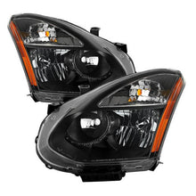 Load image into Gallery viewer, Xtune Headlights Nissan Rogue (08-13) [OEM Style - Halogen Only] Black w/ Amber Turn Signal Light - Default Title Alternate Image