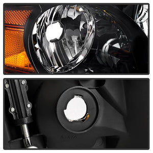 Xtune Headlights Nissan Sentra (04-06) [OEM Style] Black w/ Amber Turn Signal Light