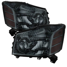 Load image into Gallery viewer, Xtune Crystal Headlights Nissan Titan (04-07) [OE Style] Black / Black Smoked / Smoked - Smoked Alternate Image
