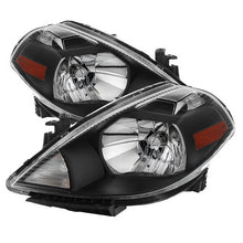 Load image into Gallery viewer, Xtune Headlights Nissan Versa Hatchback (07-12) Sedan (07-11) [OEM Style] Black or Chrome w/ Amber Turn Signal Lights Alternate Image