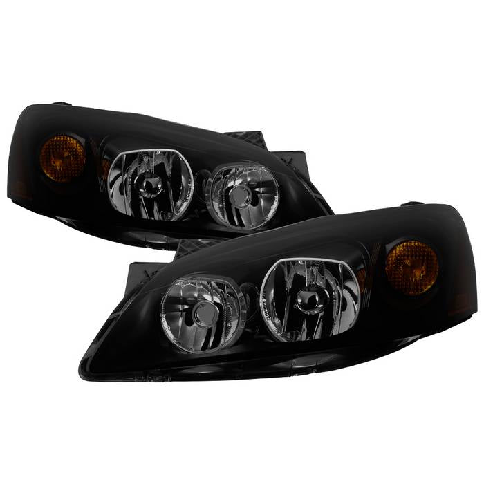 Xtune Headlights Pontiac G6 (05-10) [OEM Style] Black w/ Amber Turn Signal Light