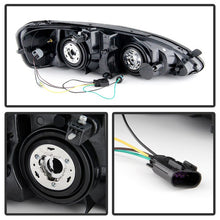 Load image into Gallery viewer, Xtune Crystal Headlights Pontiac Grand Prix (04-08) [OEM Style] Black or Chrome w/ Amber Turn Signal Lights - Black Alternate Image