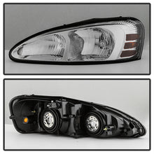 Load image into Gallery viewer, Xtune Crystal Headlights Pontiac Grand Prix (04-08) [OEM Style] Black or Chrome w/ Amber Turn Signal Lights - Black Alternate Image