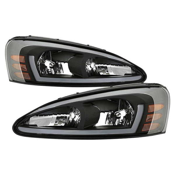 Xtune Crystal Headlights Pontiac Grand Prix (04-08) [w/ Light Bar