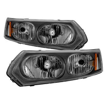 Load image into Gallery viewer, Xtune Headlights Saturn ION Sedan (2003-2007) [OEM Style] Black - Black Alternate Image