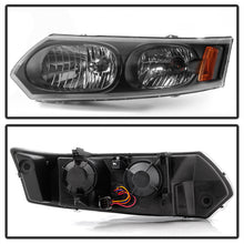 Load image into Gallery viewer, Xtune Headlights Saturn ION Sedan (2003-2007) [OEM Style] Black - Chrome Alternate Image