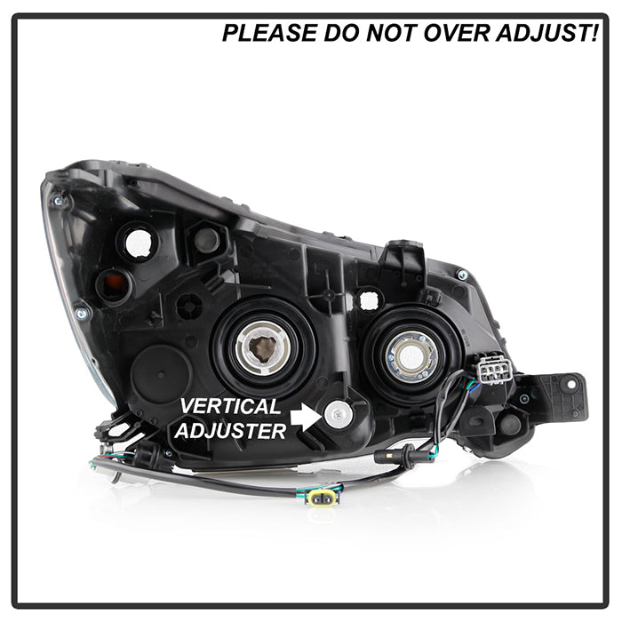 thumbnail image 2 of Ultravision9 Halogen Headlights Pair For 2009-2013 Subaru Forester – Black Housing, Amber Corner, Clear Lens 2 of 6