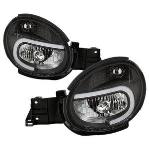 Xtune Headlights Subaru WRX (03-04) [Light Tube DRL] Black or Chrome w/ Amber Turn Signal Lights