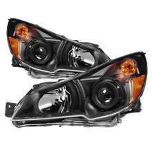 Load image into Gallery viewer, Xtune Projector Headlights Subaru Legacy (10-12) [OEM Style - Halogen Only] Black w/ Amber Turn Signal Lights - Default Title Alternate Image