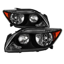 Load image into Gallery viewer, Xtune Crystal Headlights Scion tC (05-07) [OEM Style] Black w/ Amber Turn Signal Lights - Black Alternate Image