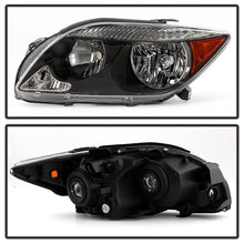 Load image into Gallery viewer, Xtune Crystal Headlights Scion tC (05-07) [OEM Style] Black w/ Amber Turn Signal Lights - Black Alternate Image