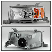 Load image into Gallery viewer, Xtune Crystal Headlights Scion xB (04-06) [OEM Style] Black or Chrome w/ Amber Turn Signal Lights - Black Alternate Image