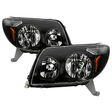 Load image into Gallery viewer, Xtune Crystal Headlights Toyota 4Runner (03-05) Black / Chrome / Smoke w/ Amber Turn Signal Lights Alternate Image