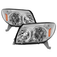 Load image into Gallery viewer, Xtune Crystal Headlights Toyota 4Runner (03-05) Black / Chrome / Smoke w/ Amber Turn Signal Lights Alternate Image