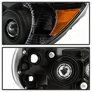 Xtune Crystal Headlights Toyota 4Runner (06-09) [OEM Style - Halogen Only] Black or Black Smoked w/ Amber Turn Signal Lights