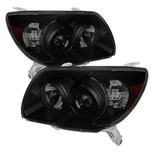 Load image into Gallery viewer, Xtune Crystal Headlights Toyota 4Runner (06-09) [OEM Style - Halogen Only] Black or Black Smoked w/ Amber Turn Signal Lights Alternate Image