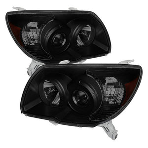 Xtune Crystal Headlights Toyota 4Runner (06-09) [OEM Style - Halogen Only] Black or Black Smoked w/ Amber Turn Signal Lights