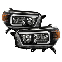 Load image into Gallery viewer, Xtune Headlights Toyota 4Runner (10-13) [OEM Style w/ LED Light Bar] Black or Chrome w/ Amber Turn Signal Lights Alternate Image
