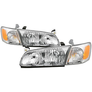 Xtune Headlights Toyota Camry (2000-2001) [OEM Style / Chrome] w/ or w/o Corner Lights