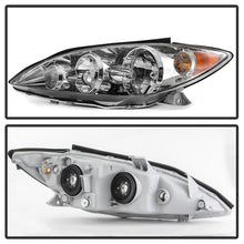Load image into Gallery viewer, Xtune Headlights Toyota Camry USDM (05-06) [OEM Style - Halogen Only] Chrome w/ Amber Turn Signal Lights - Default Title Alternate Image