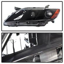 Load image into Gallery viewer, Xtune Headlights Toyota Camry USDM (07-09) [OEM Style - Halogen Only] Black w/ Amber Turn Signal Lights - Default Title Alternate Image