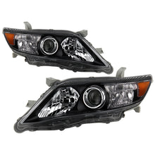 Load image into Gallery viewer, Xtune Projector Headlights Toyota Camry USDM (10-11) [Halogen Only] Black w/ Amber Turn Signal Lights - Default Title Alternate Image