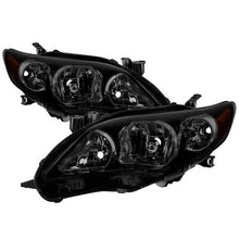 Load image into Gallery viewer, Xtune Headlights Toyota Corolla S XRS (11-13) [OE Style - Halogen Only] Black Smoke w/ Amber Turn Signal Lights - Default Title Alternate Image