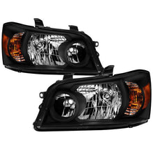 Load image into Gallery viewer, Xtune Headlights Toyota Highlander (04-06) [OE Style] Black w/ Amber Turn Signal Lights - Default Title Alternate Image