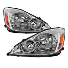 Load image into Gallery viewer, Xtune Headlights Toyota Sienna (04-05) [OEM Style] Black or Chrome w/ Amber Turn Signal Light - Chrome Alternate Image