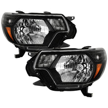 Load image into Gallery viewer, Xtune Headlights Toyota Tacoma (12-15) [OEM Style] Black w/ Amber Turn Signals - Default Title Alternate Image
